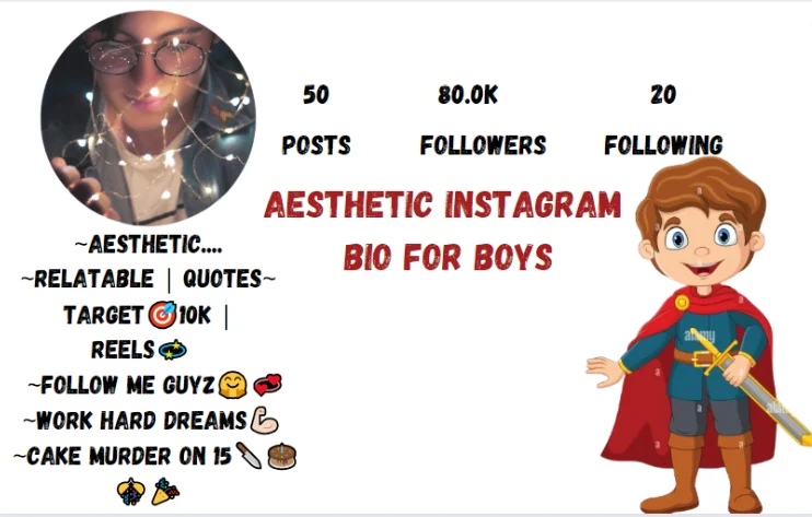 Aesthetic Instagram Bio For Boy