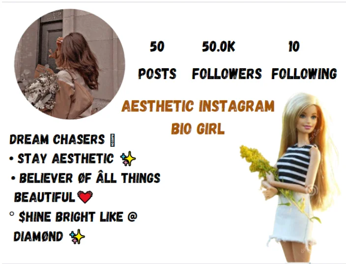 Aesthetic Instagram Bio Girl