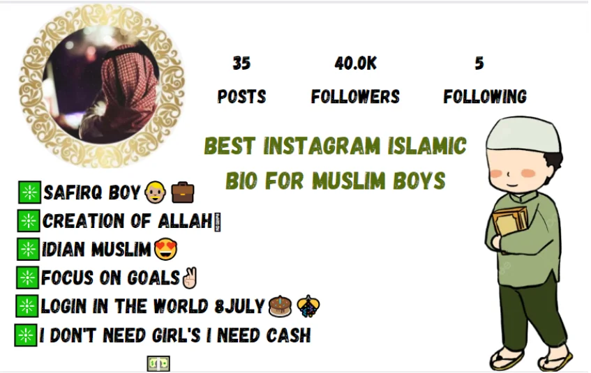Best Instagram Islamic Bio For Muslim Boys