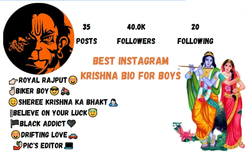 Best Instagram Krishna Bio For Boys