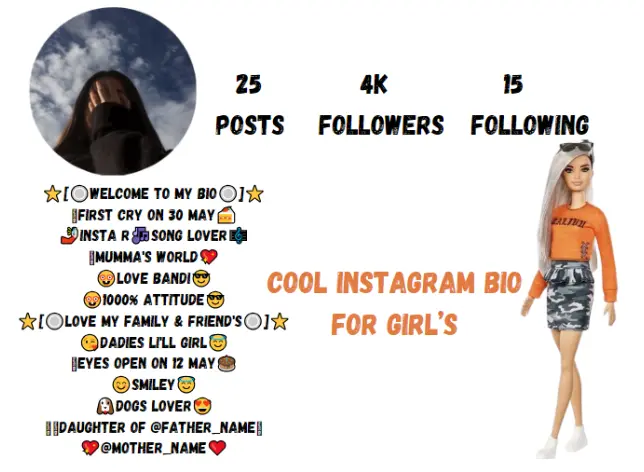 Cool Instagram Bio For Girl