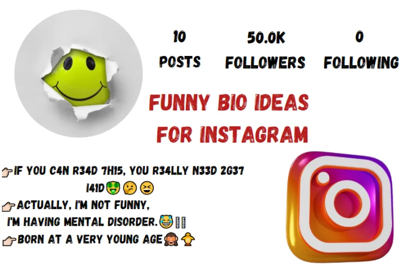 Funny bio ideas for Instagram