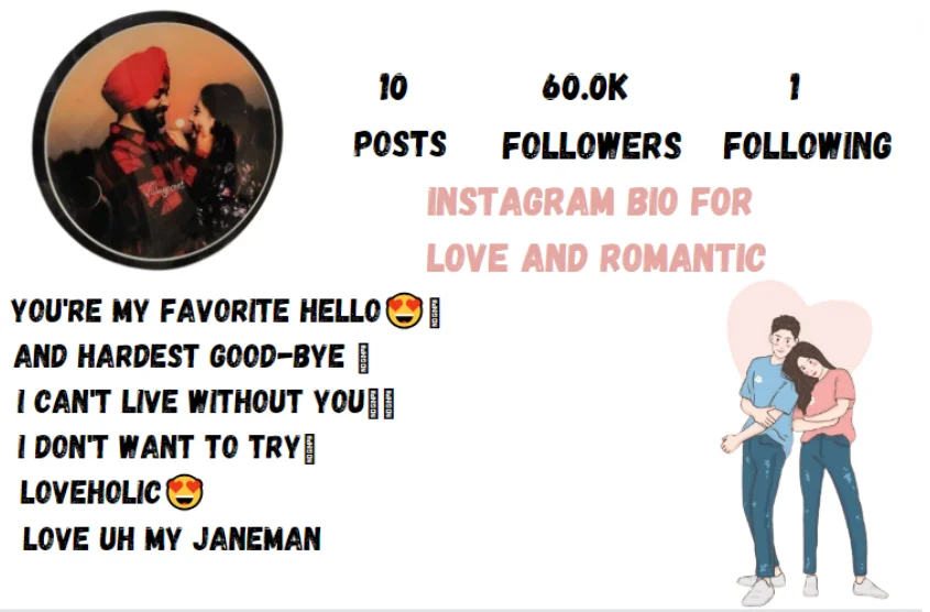 Instagram Bio For Love And Romantic