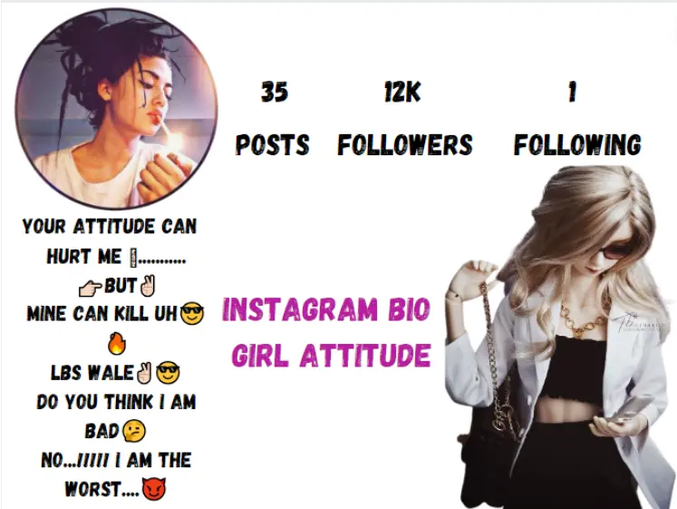 Instagram Bio Girl Attitude
