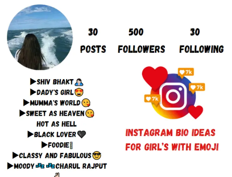 Instagram Bio Ideas For Girl’s With Emoji