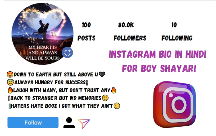 Instagram Bio In Hindi For Boy Shayari