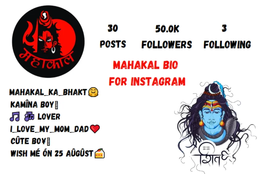 Instagram Bio For Mahakal Bhakt