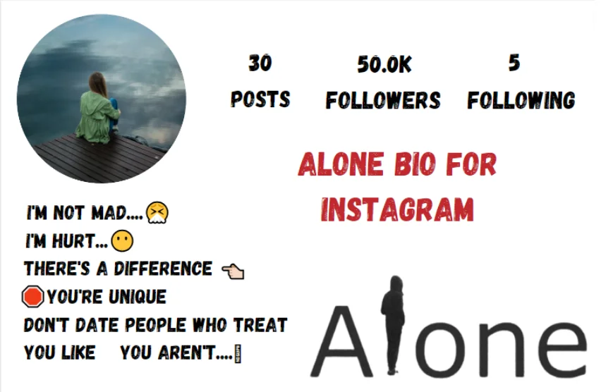 Sad Alone Instagram Bio