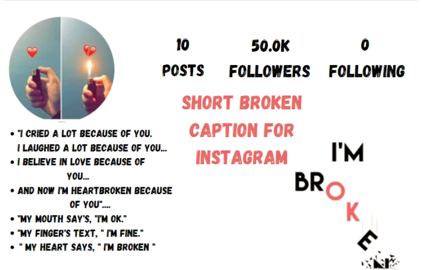 Short broken caption for Instagram
