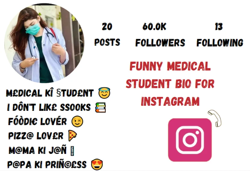 Funny Medical Student Bio For Instagram
