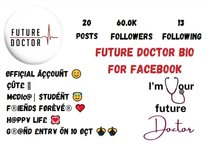 Future Doctor Bio For Facebook