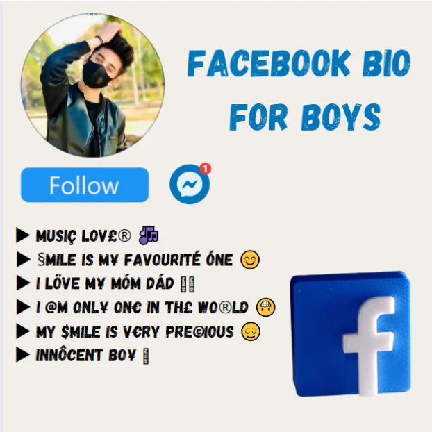 Facebook Bio For Boys