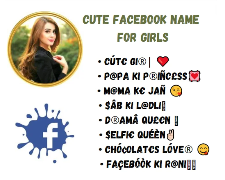 Cute Facebook Name for Girls