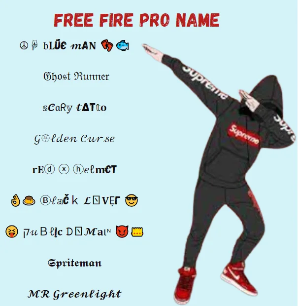 Free Fire Pro Name