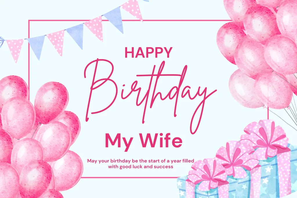 Happy birthday Wishes for wife